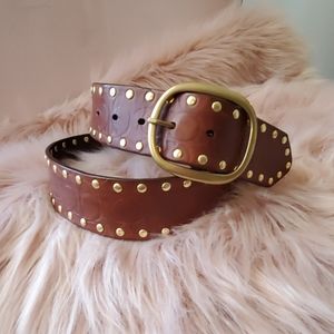 Coach embellished studded belt size L